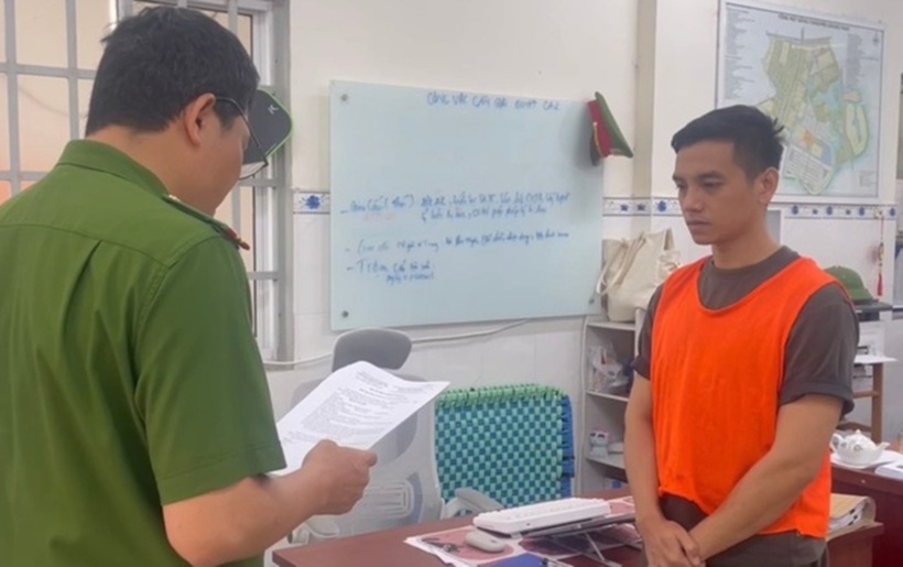 Đối tượng Nguyễn Văn Dũng bị bắt về tội Lừa đảo chiếm đoạt tài sản. Ảnh: NĐT
