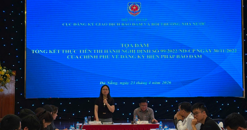 Tọa đàm tổng kết thực tiễn thi hành Nghị định số 99/2022/NĐ-CP ngày 30/11/2022 của Chính phủ về đăng ký biện pháp bảo đảm.