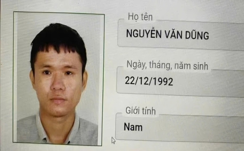 Nguyễn Văn Dũng bị công an bắt giữ ngay sau đó. (Ảnh: Pháp luật TP.HCM)