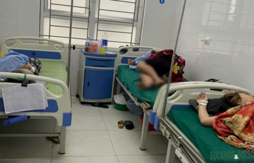 Vụ ngộ độc thực phẩm liên quan đến bánh mì tại xã Diễn Châu (Nghệ An) khiến 63 người nhập viện vào tháng 4/2026. Ảnh: Bệnh viện Đa khoa Diễn Châu cung cấp