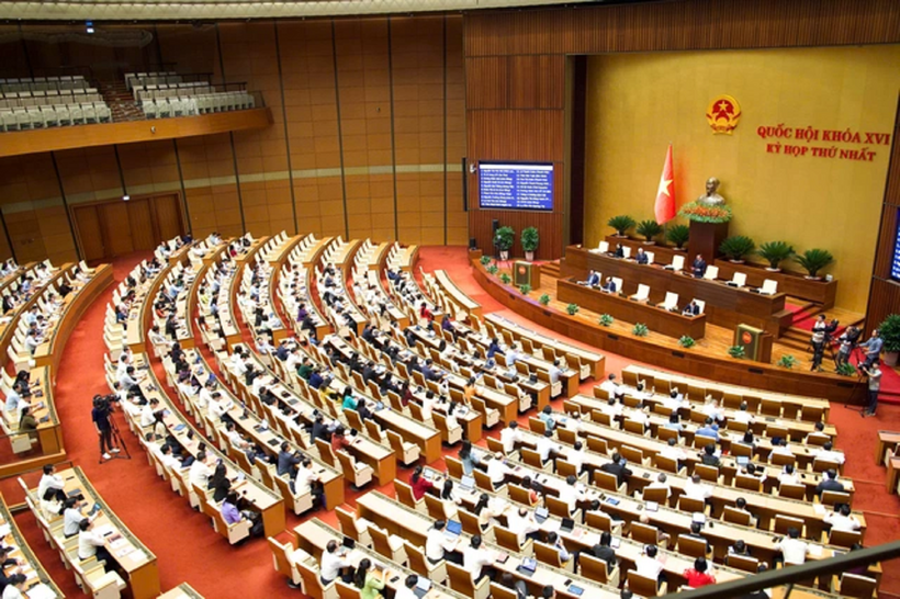 Sáng nay (24/4), Quốc hội sẽ tiến hành thông qua 11 nghị quyết và 1 luật sửa 4 luật về thuế (Ảnh: Media Quốc hội).