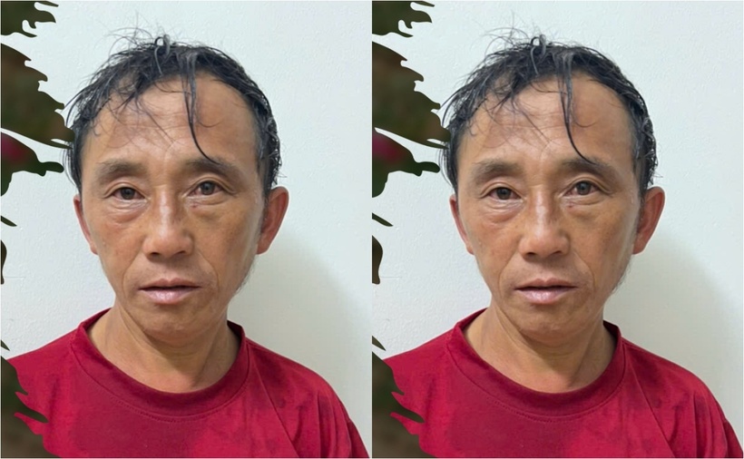 Đối tượng Liều A Lồng tại cơ quan Công an. (Ảnh: Công an Lai Châu)