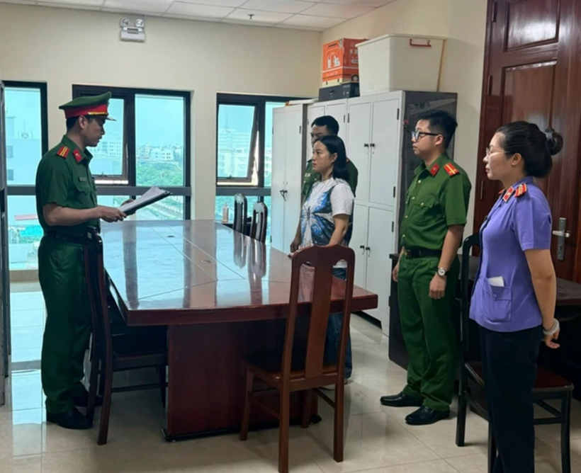 Cơ quan Cảnh sát điều tra thi hành quyết định tố tụng đối với Phạm Thị Như Quỳnh