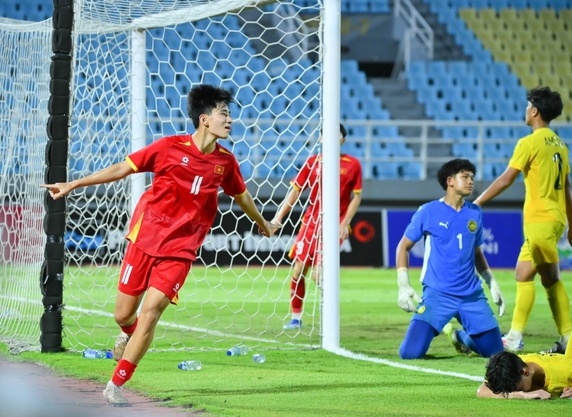 Tối 24/4, bóng đá trẻ nước nhà đón nhận tin vui lớn khi đội tuyển U17 Việt Nam giành chiến thắng thuyết phục 3-0 trước U17 Malaysia trong trận chung kết Giải U17 Đông Nam Á 2026. Ảnh: AFF