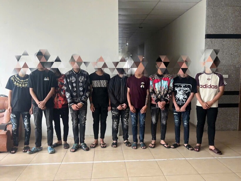 Các đối tượng liên quan trong vụ án. Ảnh công an tỉnh Hưng Yên.