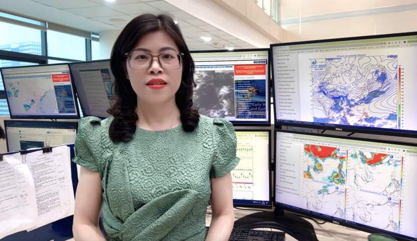 Bà Phạm Thị Châm, Dự váo viên phòng Dự báo thời tiết, Trung tâm Dự báo khí tượng thủy văn quốc gia