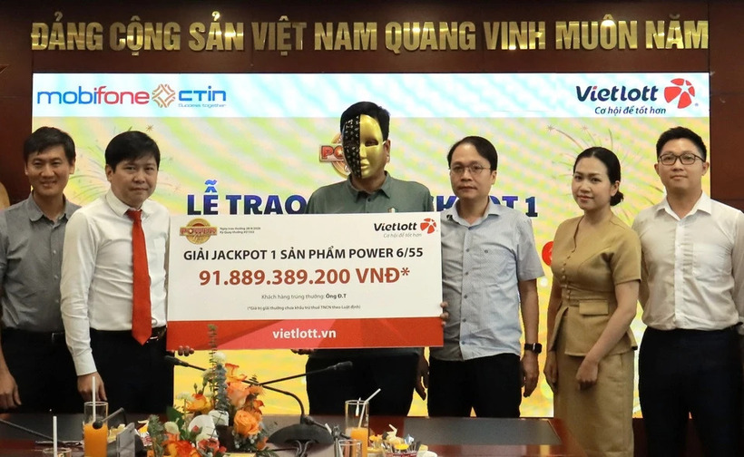Ông Đ.T. hiện sinh sống và kinh doanh tự do tại tỉnh Ninh Bình. Ảnh: Vietlott.