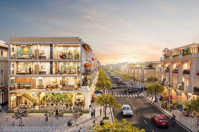 Nhà phố Boulevard Prime trên trục Tương Lai được ví như “gà đẻ trứng vàng”