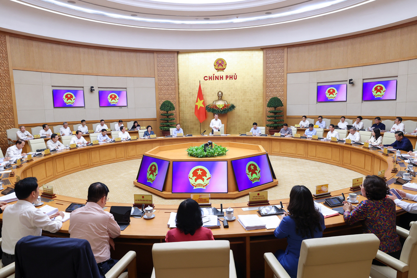 Phiên họp Chính phủ thường kỳ tháng 4 năm 2026 - Ảnh: VGP/Nhật Bắc