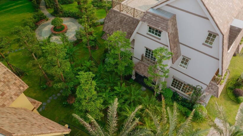 Không gian sống ngập sắc xanh của The Grand Island