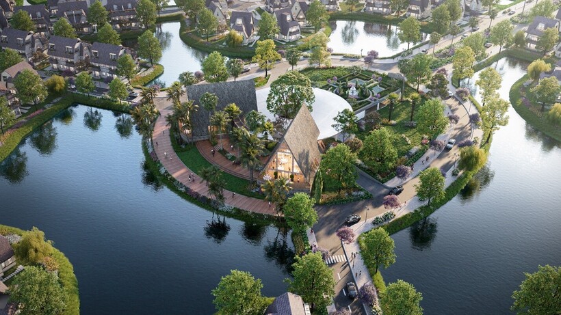 The Grand Clubhouse có diện tích 7.500m²