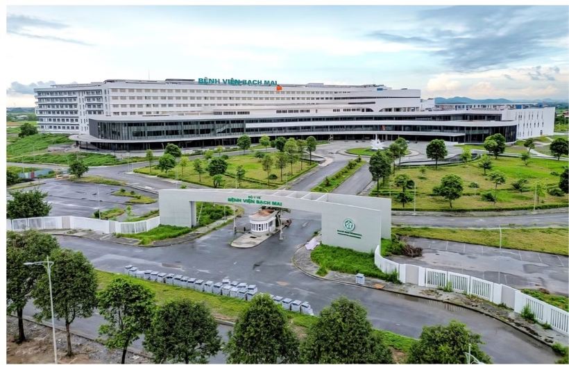 Bệnh viện Bạch Mai cơ sở 2 tại Ninh Bình./Theo báo Tiền phong.