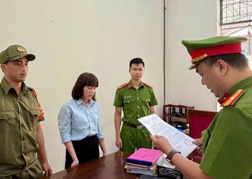 Hồ Thị Xuân Lài bị bắt tạm giam. Ảnh: Lao động