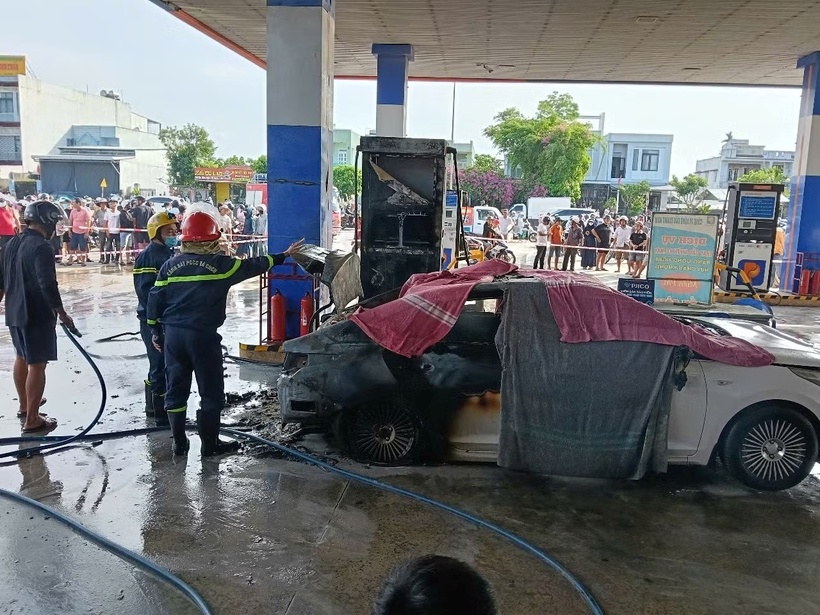 Hiện trường vụ cháy. (Ảnh: Tiền phong)