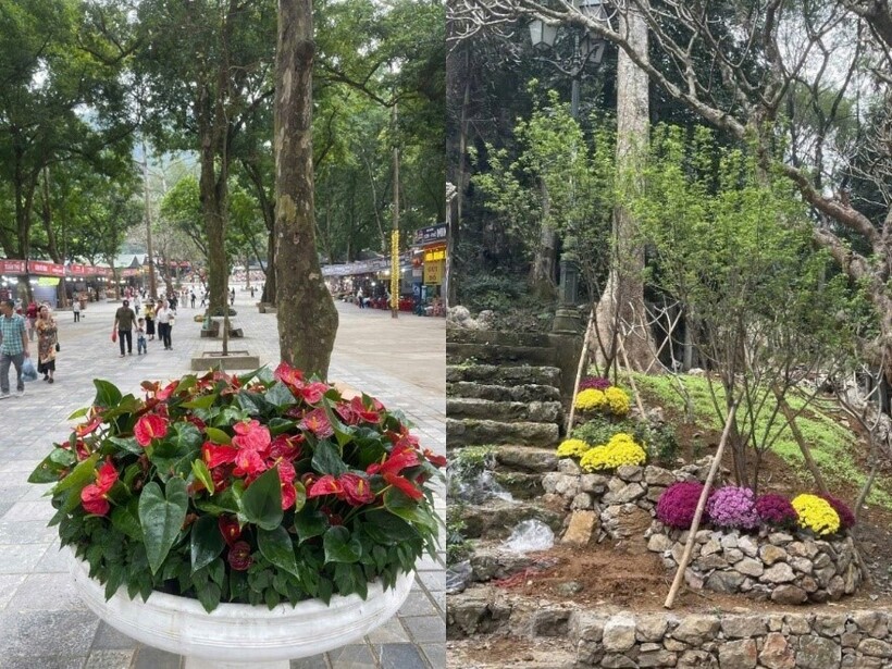 Công ty tham gia trang trí cảnh quan phục vụ lễ hội Chùa Hương.