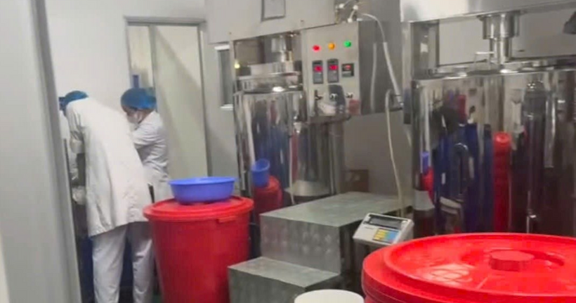 Bên trong khu vực sản xuất và đóng gói của Công ty Shabigroup