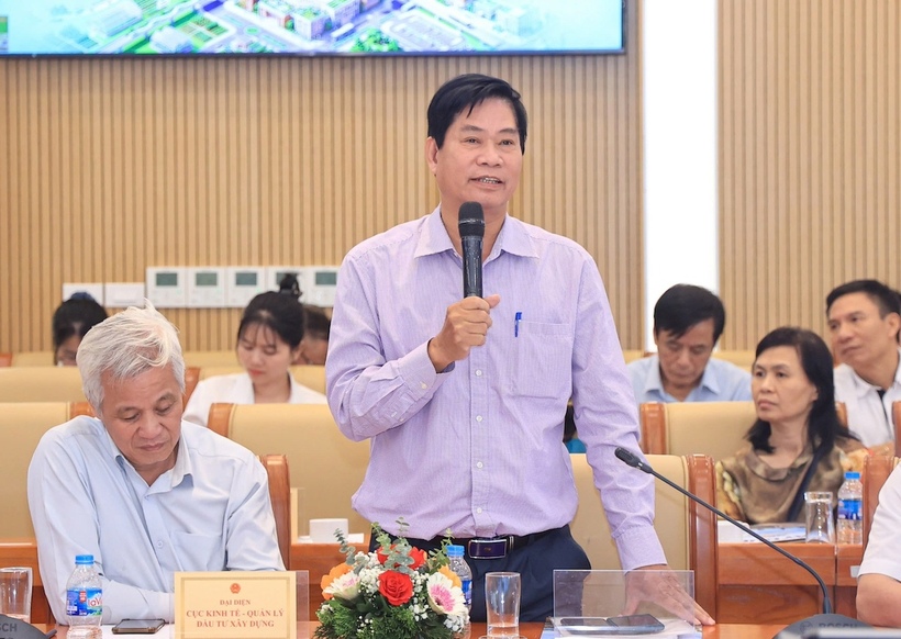 Ông Trần Bá Việt, Phó Chủ tịch Hội Bê tông Việt Nam.