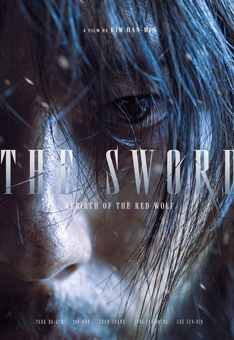 Poster chính thức của bộ phim “The Sword - Rebirth of the Red Wolf” - bộ phim Hàn Quốc có Trấn Thành tham gia. Ảnh Nhà sản xuất