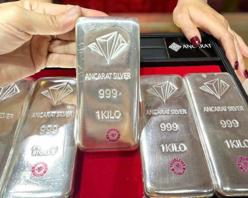 Giá bạc tăng cao nhất tính từ đầu tháng 4 đến nay. Ảnh minh họa