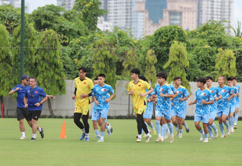U19 Việt Nam nằm chung bảng với U19 Indonesia tại giải Đông Nam Á (Ảnh: VFF).