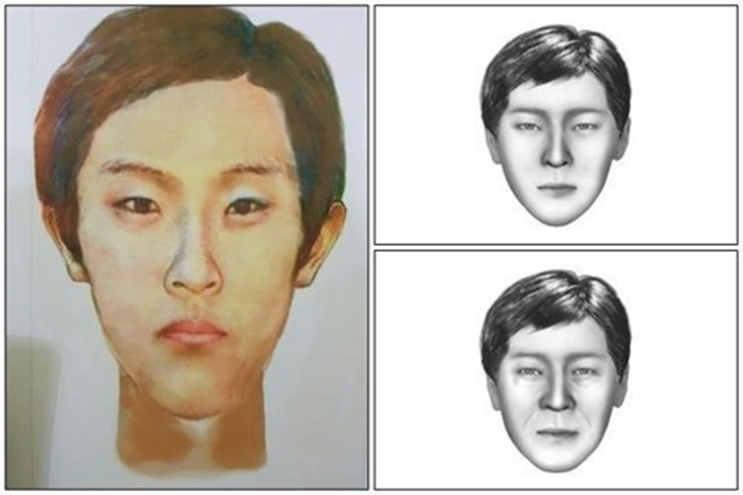 Bản phác họa của cảnh sát về nghi phạm tiềm năng trong vụ án Eom Hyun-ah. Ảnh: Gyeonggi Bukbu Provincial Police Agency