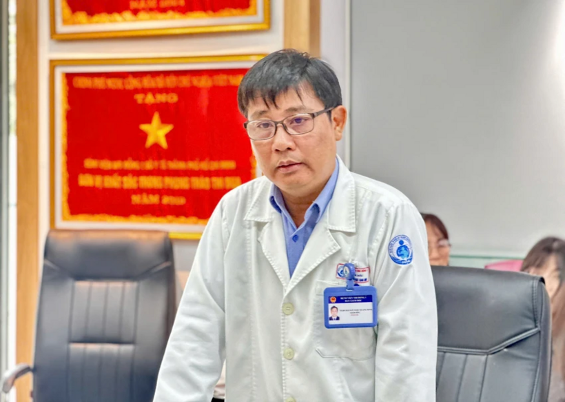 TS.BS Ngô Ngọc Quang Minh, Giám đốc Bệnh viện Nhi đồng 1. Ảnh: THẢO PHƯƠNG
