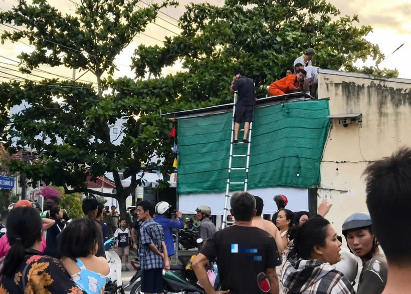 Hiện trường vụ việc. Ảnh: Tuổi Trẻ