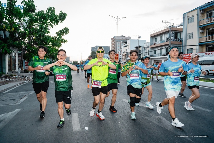 Các Runner đến từ Herbalife Việt Nam chinh phục Vnexpress Marathon Cần Thơ lần 2