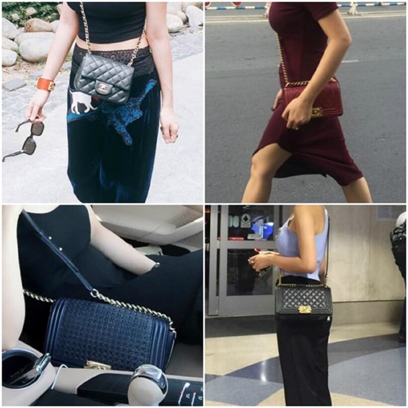 Miu Lê sở hữu rất nhiều túi hàng hiệu, giá trị giao động từ vài chục triệu cho tới tỷ bạc.