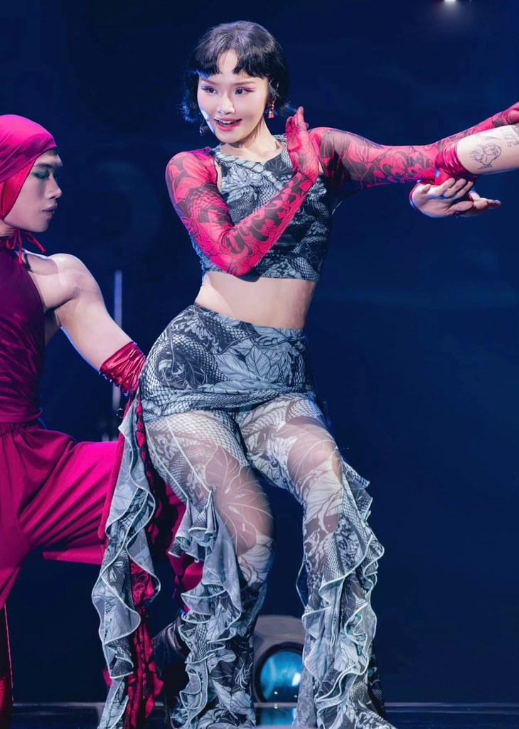 Miu Lê tại chương trình Em xinh say hi.