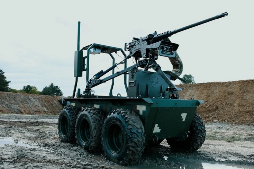 Một robot mặt đất của Ukraine. Ảnh: UNITED24