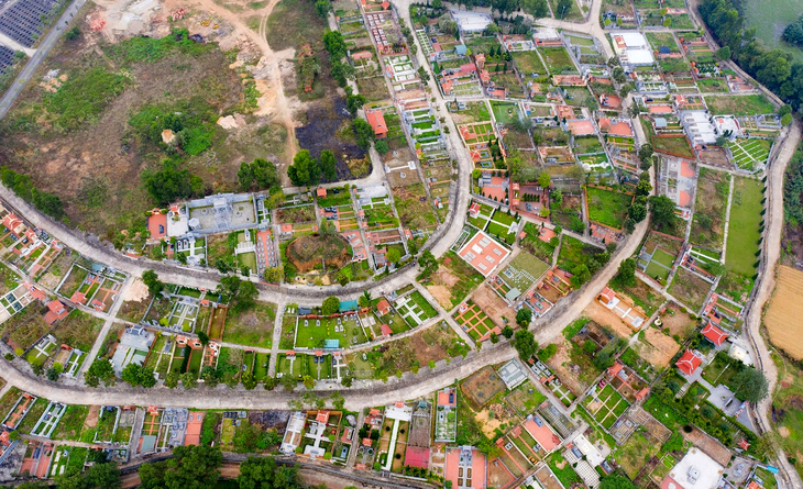 Công viên nghĩa trang Vĩnh Hằng hiện nay - Ảnh: AO VUA