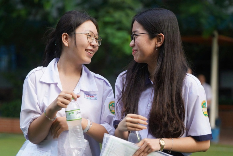 Học sinh TPHCM trong kỳ thi tốt nghiệp THPT năm 2025 (Ảnh: Thúy Hường).