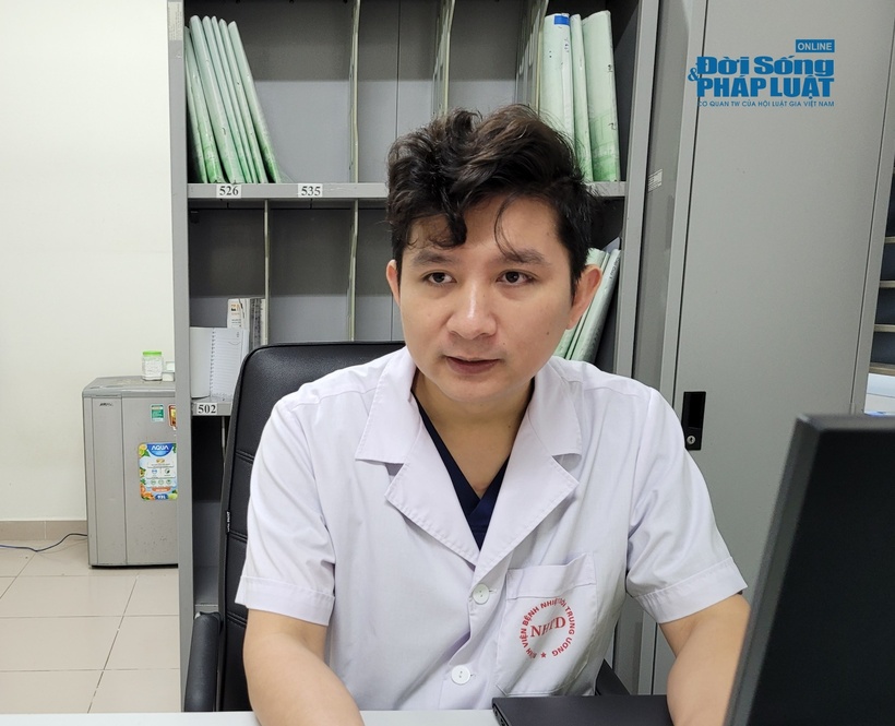 Bác sĩ CKI Lê Văn Thiệu, Khoa Nhiễm khuẩn tổng hợp, Bệnh viện Bệnh Nhiệt đới Trung ương