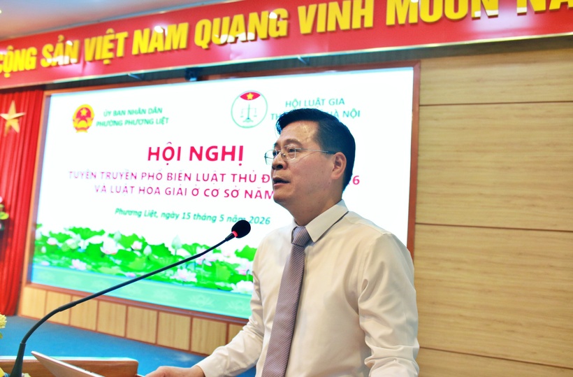 Ông Nguyễn Văn Hà - Phó Chủ tịch Hội Luật gia Tp.Hà Nội.