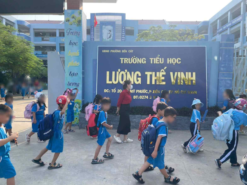 Trường học xảy ra vụ việc giáo viên phạt học sinh tự chích kim tiêm vào tay. Ảnh: Lao động