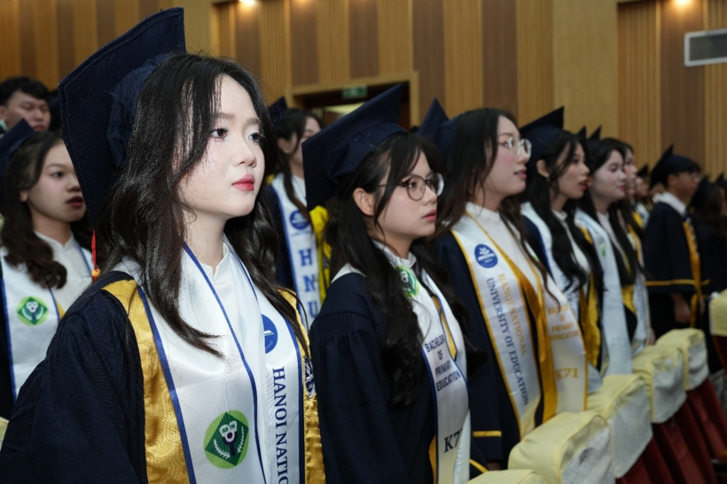 Sinh viên Trường Đại học Sư phạm Hà Nội Ảnh: HNUE