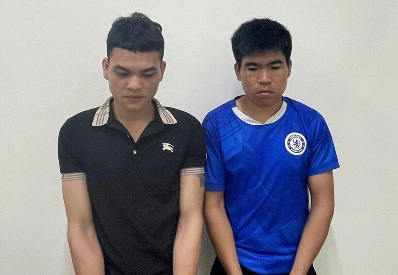 Đối tượng Hồ Văn Thủ và Hồ Văn Xưm. Ảnh: Công an tỉnh Ninh Bình.