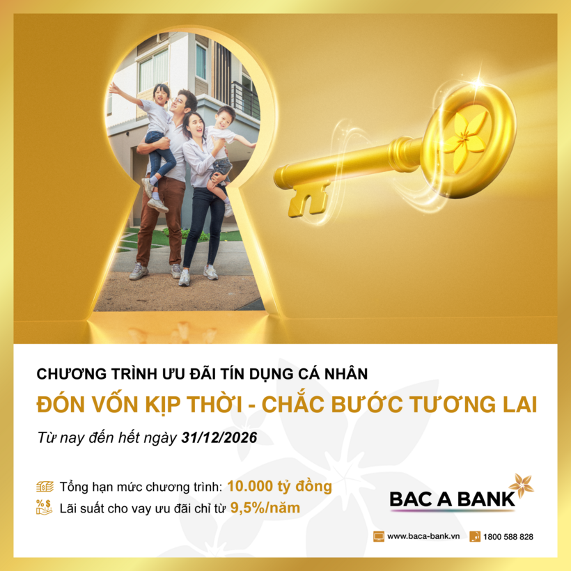 BAC A BANK cung cấp giải pháp vốn vay ưu đãi, linh hoạt dành cho khách hàng cá nhân - 1
