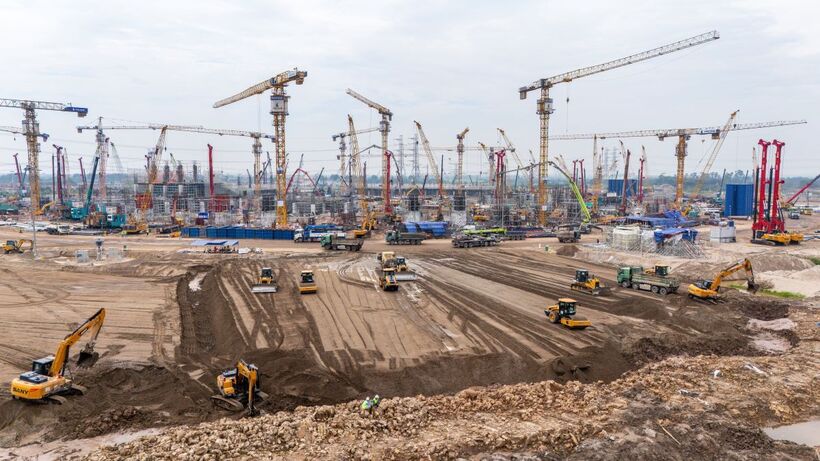 SVĐ Hùng Vương có thời gian thi công rất ngắn với nhiều hạng mục đặc biệt, chưa từng triển khai tại Việt Nam