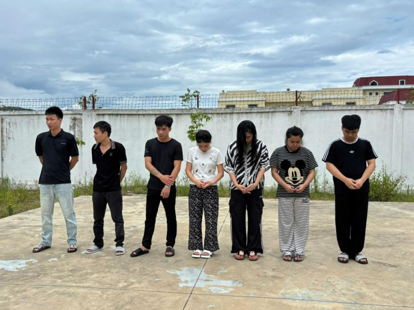 7 đối tượng bị khởi tố. Ảnh: Công an Hà Tĩnh