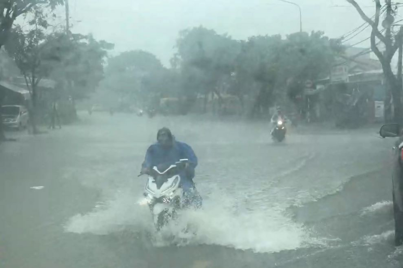Dự báo, từ đêm 21/5, mưa lớn diện rộng trên khu vực miền Bắc có khả năng kết thúc. Ảnh minh họa