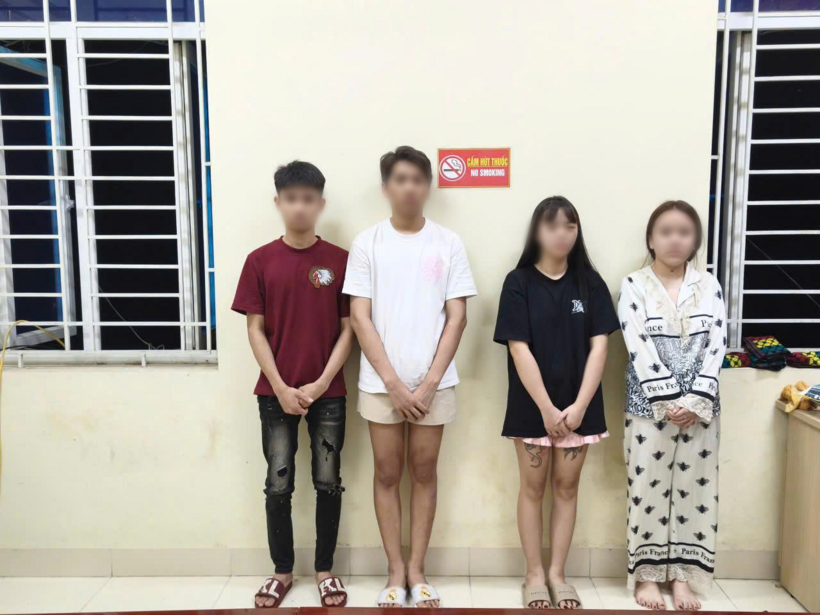 Các đối tượng trong vụ án. Ảnh: Công an Hưng Yên