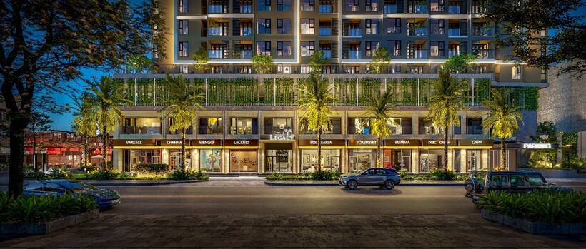 Mặt tiền đắt giá của Legacy 66 đại diện cho nguồn sinh khí dồi dào và thuận lợi cho gia chủ