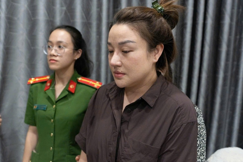 Trần Thị Phi Yến bị bắt giữ. Ảnh: Vietnamnet