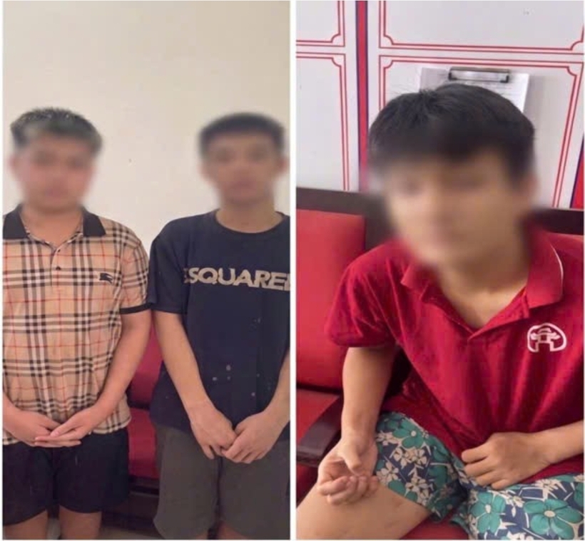 Các đối tượng liên quan đến vụ án. Ảnh Công an tỉnh Hưng Yên.