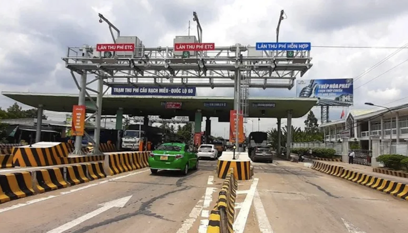 Trạm thu phí BOT cầu Rạch Miễu