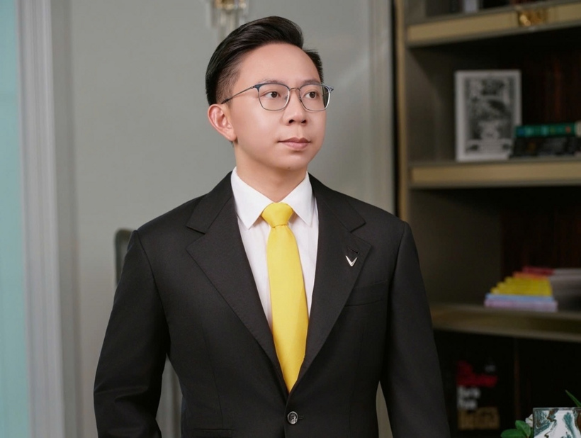 Ông Phạm Nhật Quân Anh là con trai cả của tỷ phú Phạm Nhật Vượng. Ảnh: VinFast