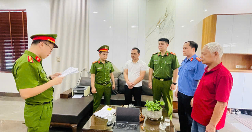 Cơ quan điều tra thi hành Quyết định khởi tố vụ án hình sự và khởi tố bị can đối với Trần Trung Được.