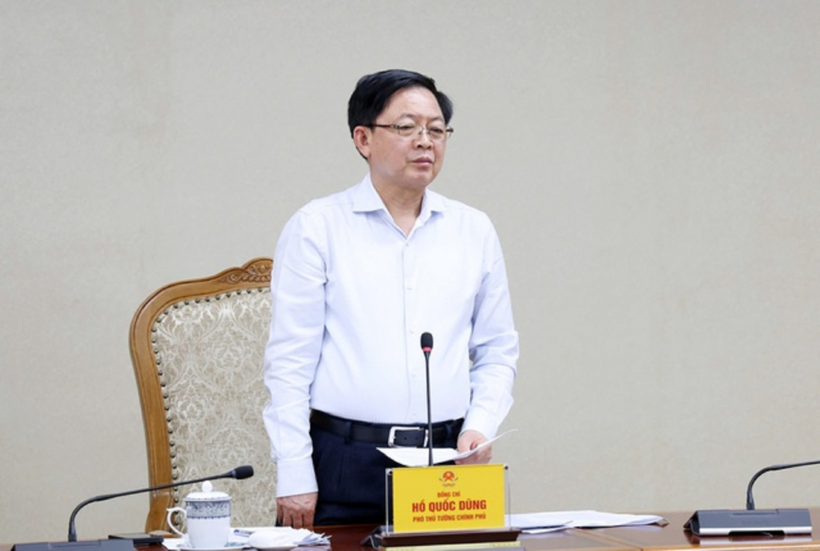 Phó Thủ tướng Hồ Quốc Dũng phát biểu tại cuộc họp (Ảnh: VGP).